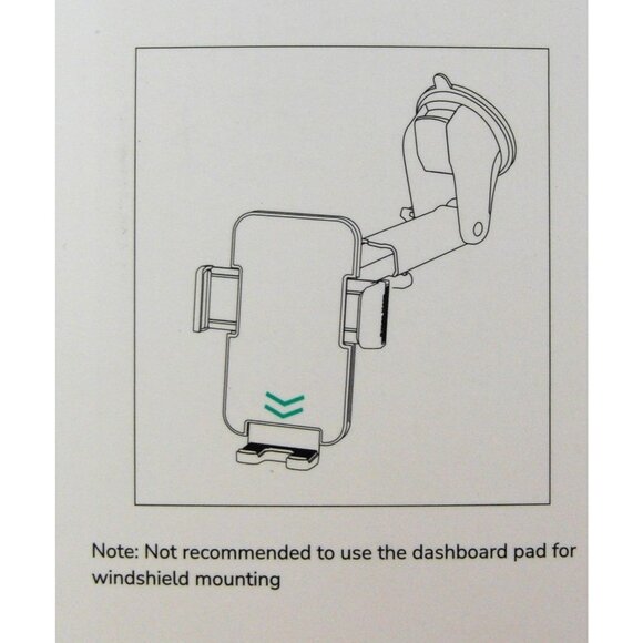 Car Phone Holder Dashboard Windshield Phone Mount Universal for iPhone Samsung - Picture 3 of 4